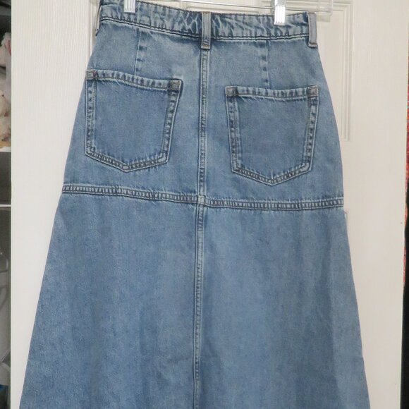 NWT H&M Divided A-Line Denim Skirt - Picture 5 of 6